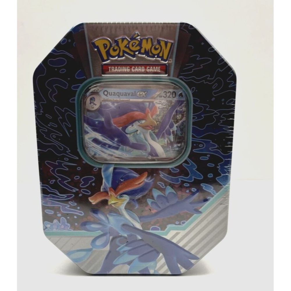 Sealed Pokemon TCG Paldea Partners Booster Tin Quaquaval ex NEW - SEALED - Picture 1 of 6